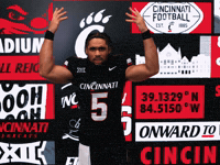 Football GIF by Cincinnati Bearcats