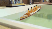 model sinks GIF