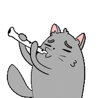 Cat Flute Sticker