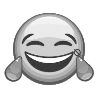 Happy Black White Sticker by MSQLN