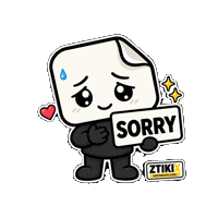 Sorry Excuse Me Sticker by ZTIKIX