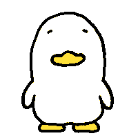 oridoogi rabbit duck greeting salute Sticker