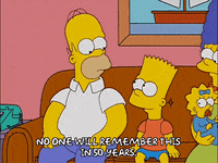 ignoring homer simpson GIF