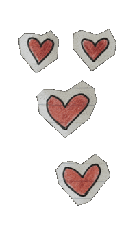 Paper Hearts Sticker