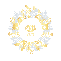 Merry Christmas Happy Holidays Sticker by Lady M Cakes