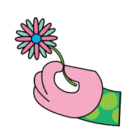 Flower Sticker by GO Transit