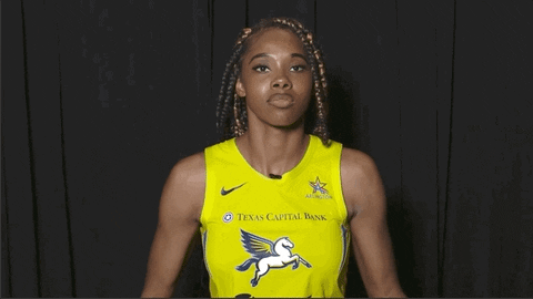 Tayler Hill Mic Drop GIF by Dallas Wings