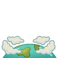 Earth Planet Sticker by Mr.io Games