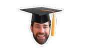 John Krasinski Graduation Sticker by SomeGoodNews