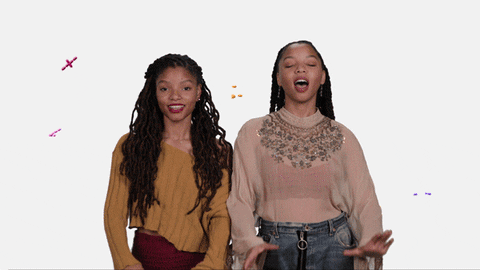kids are alright chloe x halle reaction pack GIF