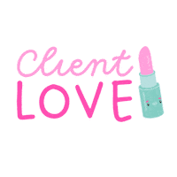 Client Love Sticker by Lizaremi Beauty