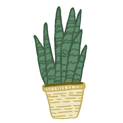 Flower Pot Plant Sticker
