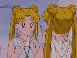 sailor moon model GIF