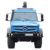 Mercedes_Benz_Unimog travel truck construction mercedes Sticker