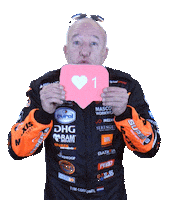 Happy Heart Sticker by Tim Coronel