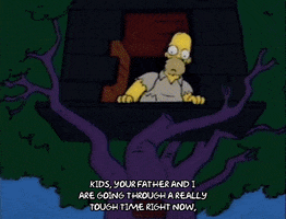 sad homer simpson GIF