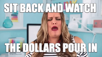 Sit Back Making Money GIF