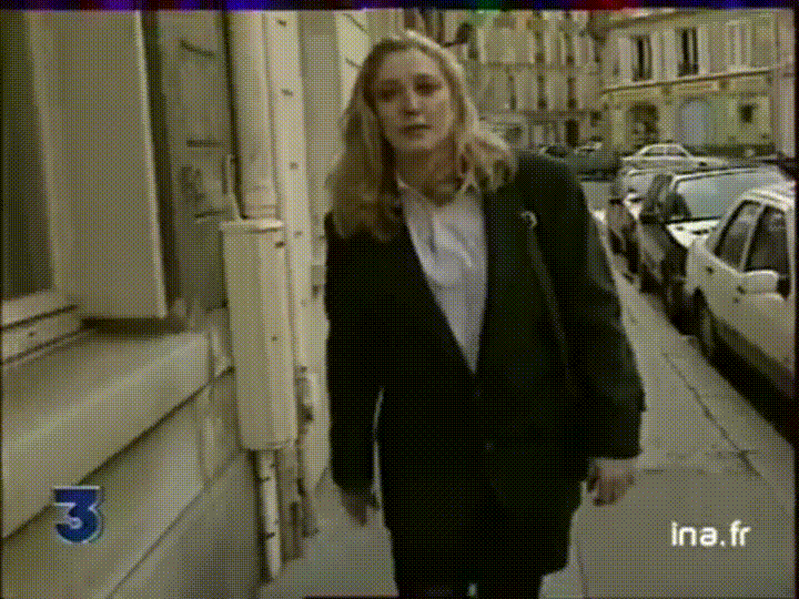 marine le pen archive GIF by franceinfo