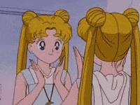 sailor moon model GIF
