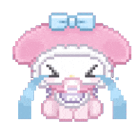 My Melody Crying Sticker