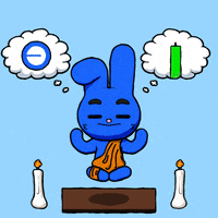 Basedbunny chill relax bunny meditation GIF