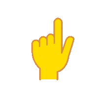 Hand Finger Sticker by SWR