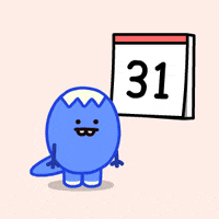 Happy New Year Gm GIF by DINOSALLY