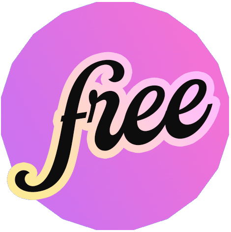 Pink Gift Sticker
