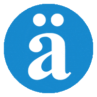 German Letter Sticker