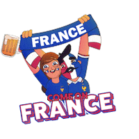 France Paris Sticker by Manne Nilsson