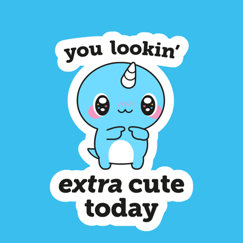 Sky Hello GIF by Naru Naru