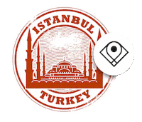 Turkey Globe Sticker by Passporter