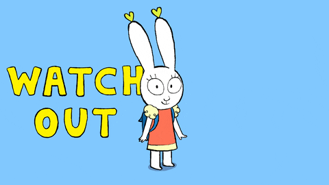 Watch Out Fun GIF by Simon Super Rabbit