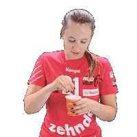Coffee Goalkeeper Sticker by Red Lions Frauenfeld