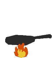 wearesoilmates cooking smoke burn pan Sticker