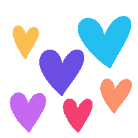 I Love You Hearts Sticker by imajanation