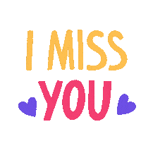 Love You Miss Sticker by imajanation