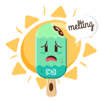 melting ice cream Sticker by KARMAPIX