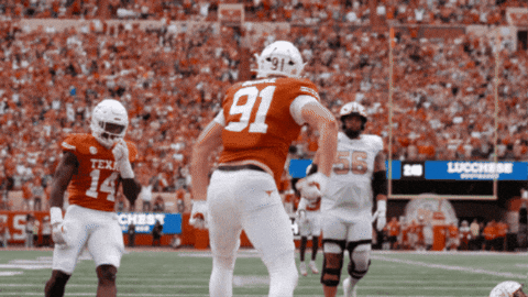 Texas Football Ethan Burke GIF by Texas Longhorns