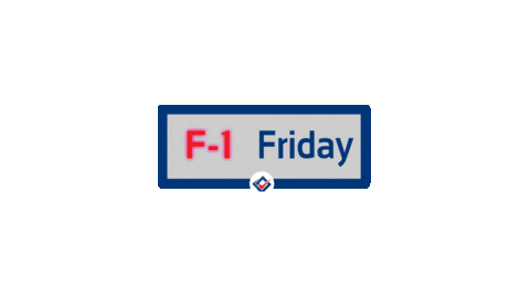 Friday F1 Sticker by onekeyvisa