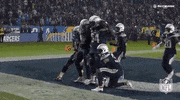 Football Celebrate GIF by Los Angeles Chargers