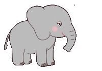 Elephant Love Sticker by rico