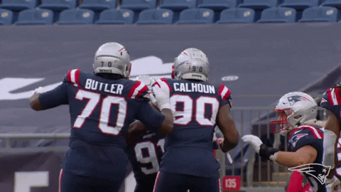 Happy Deatrich Wise GIF by New England Patriots
