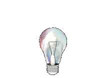 Idea Lamp Sticker by modelvault3d
