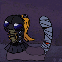 Monster Mash Sigh GIF by Miyrumiyru