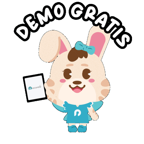 Rabbit Deer Sticker by Accurate Indonesia