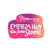 colpensiones feria rpm proteccion 10 anos Sticker