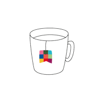 Tee Tasse Sticker by BVK Students Hannover