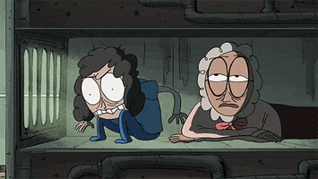 angry rachel and her grandfather GIF by Cartoon Hangover