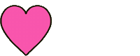 Pink 하트 Sticker